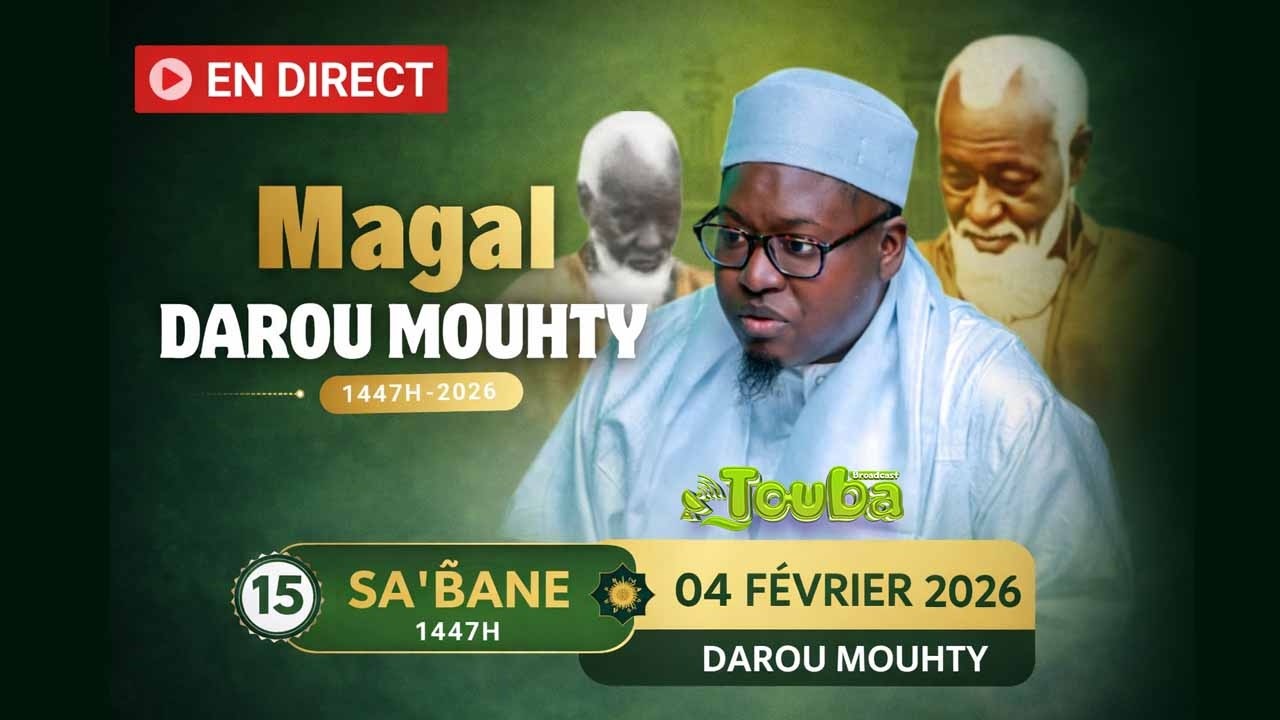 🔴 EN DIRECT Keur Serigne Ahmadou Mbacké Daroul Mouhty - Magal Darou Moukhy 2026