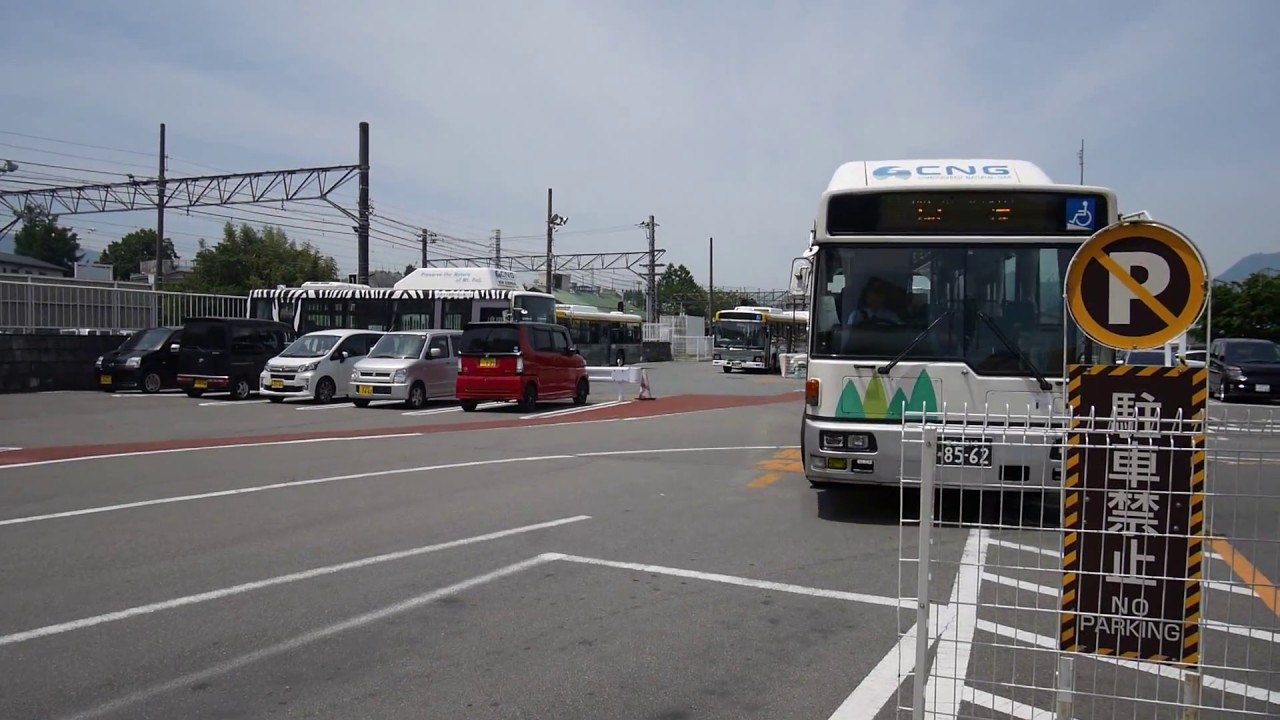【前面展望】富士山駅～石和温泉駅～甲府駅南口【富士急山梨バス】