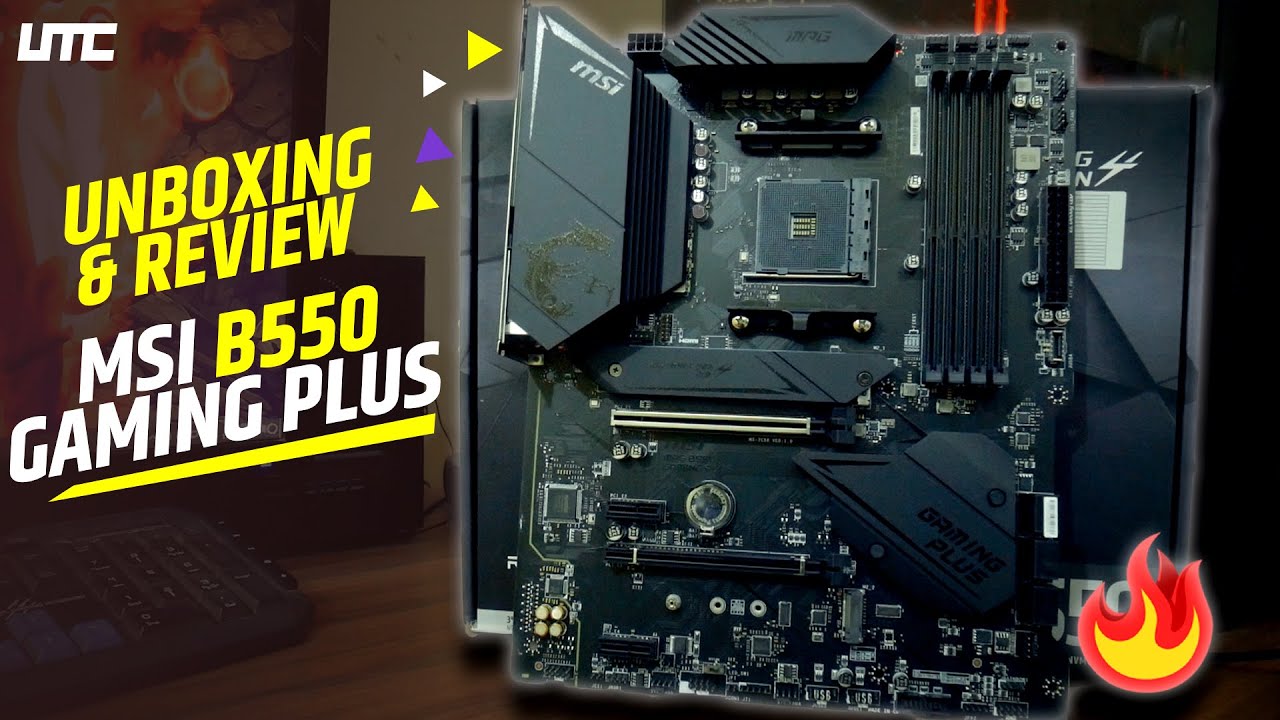 UNBOXING & REVIEW OF MSI B550 GAMING PLUS | RYZEN 5000 SERIES | URTECHCONSUMER