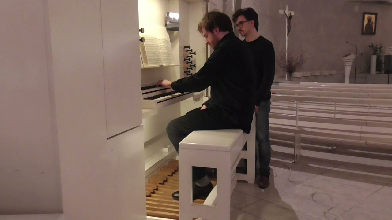 J. S. Bach, Trio sonata BWV 530, II-III mov -  Ismaele Gatti