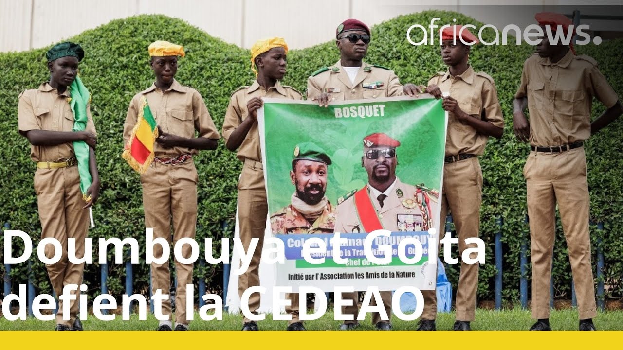 Mali : Mamady Doumbouya et Assimi Goïta unis face à la CEDEAO