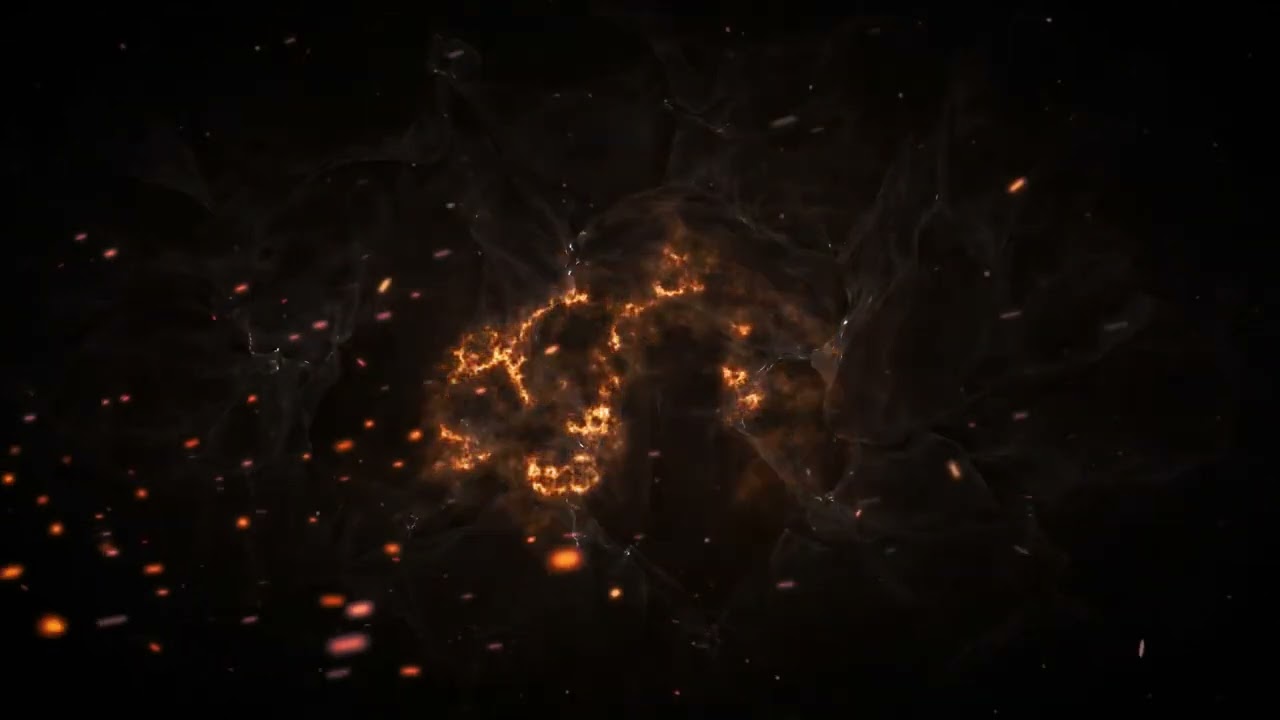 4K-HD - Dark Cinematic Background - Design Animation With Lightning