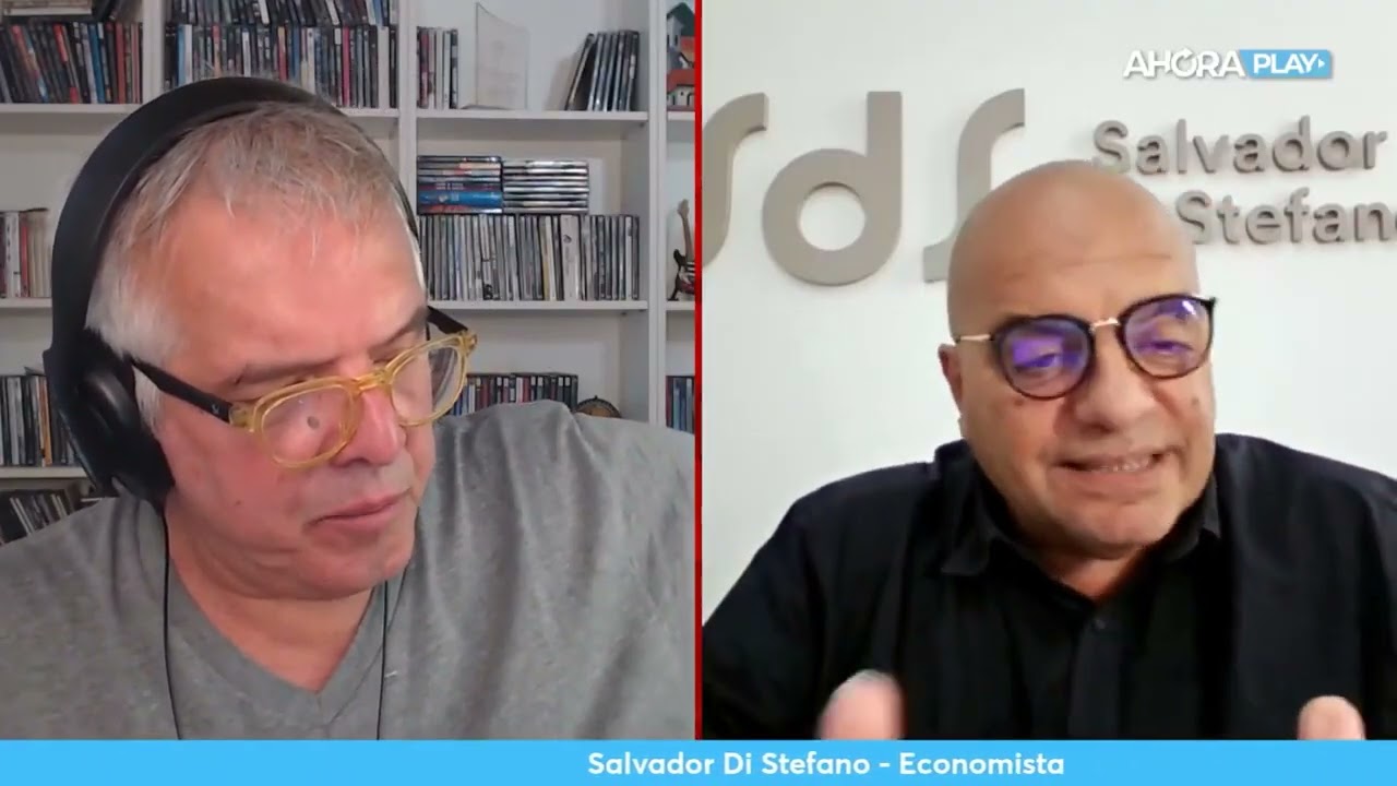 Salvador Di Stefano en  @Ahora_Play  junto a Claudio Zlotnik