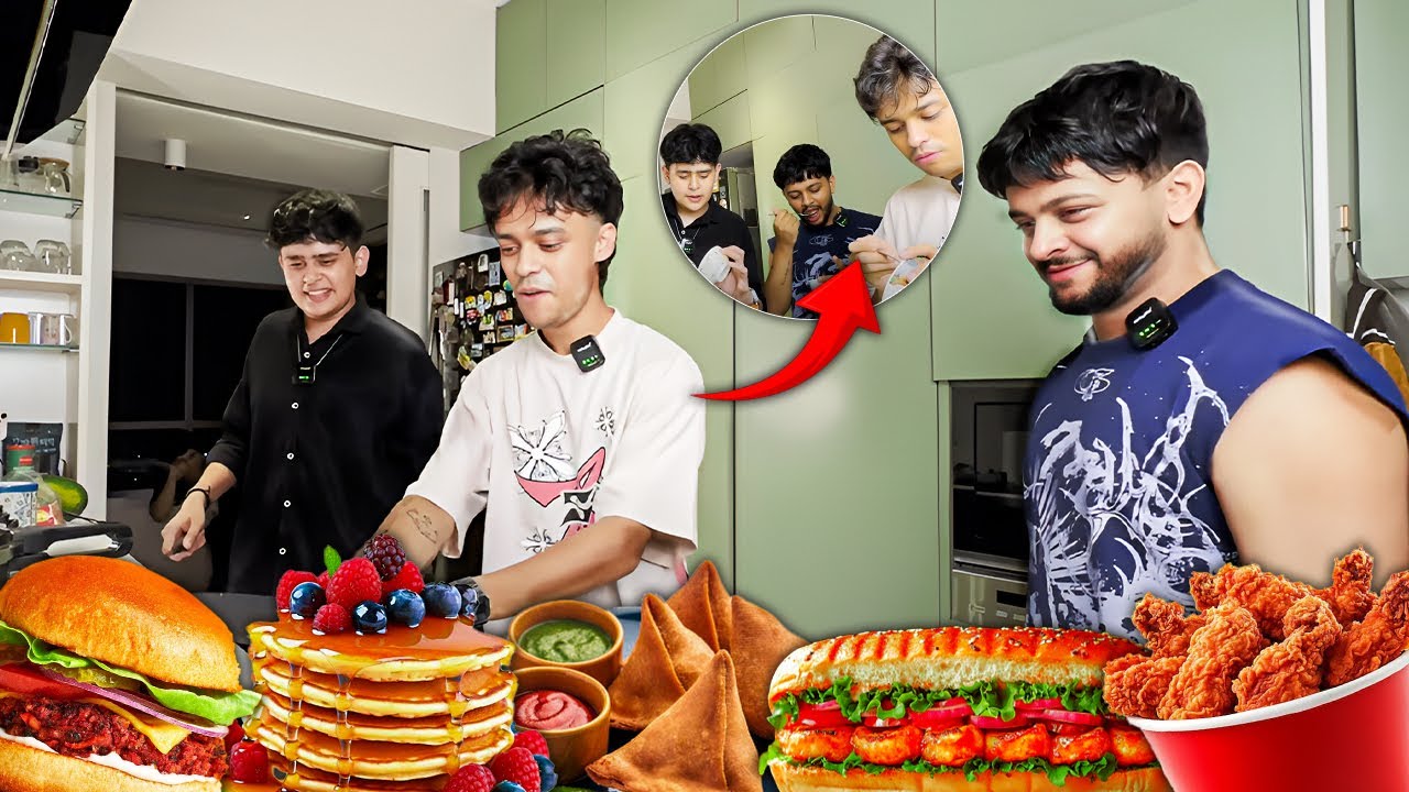 @iamvanshajsingh  & @ABHI9AV  DESTROYED MY KITCHEN !!!! COOKING CHALLENGE😲| EP-3