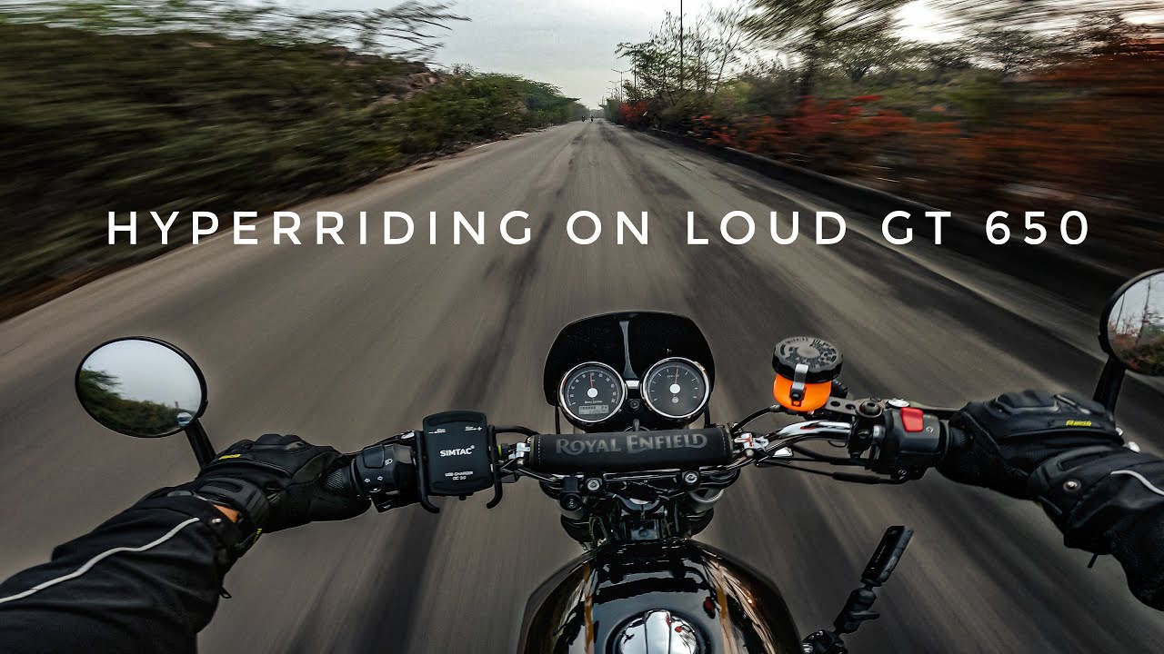 [4K] Riding GT 650 with Loud Full System Exhaust🚀|| Gursewak Exhaust