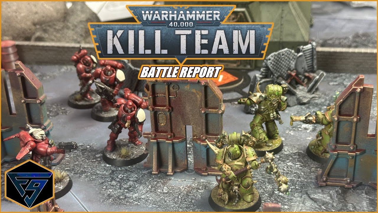 Phobos Strike Team VS Plague Marines - Kill Team Battle Report