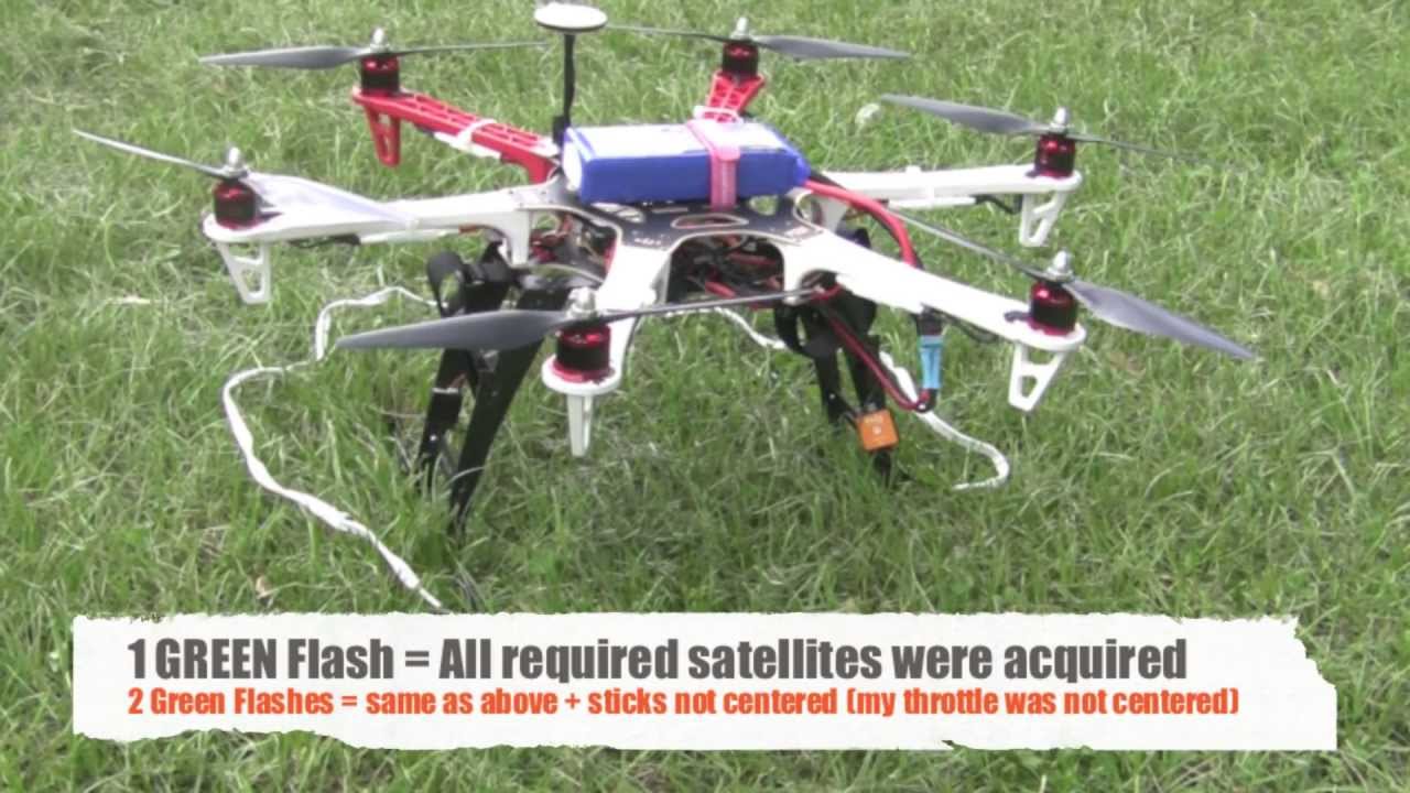 Part 1 of 2 - DJI NAZA V2 RTH - Return To Home - Demo and Accuracy Testing  (DJI F550)
