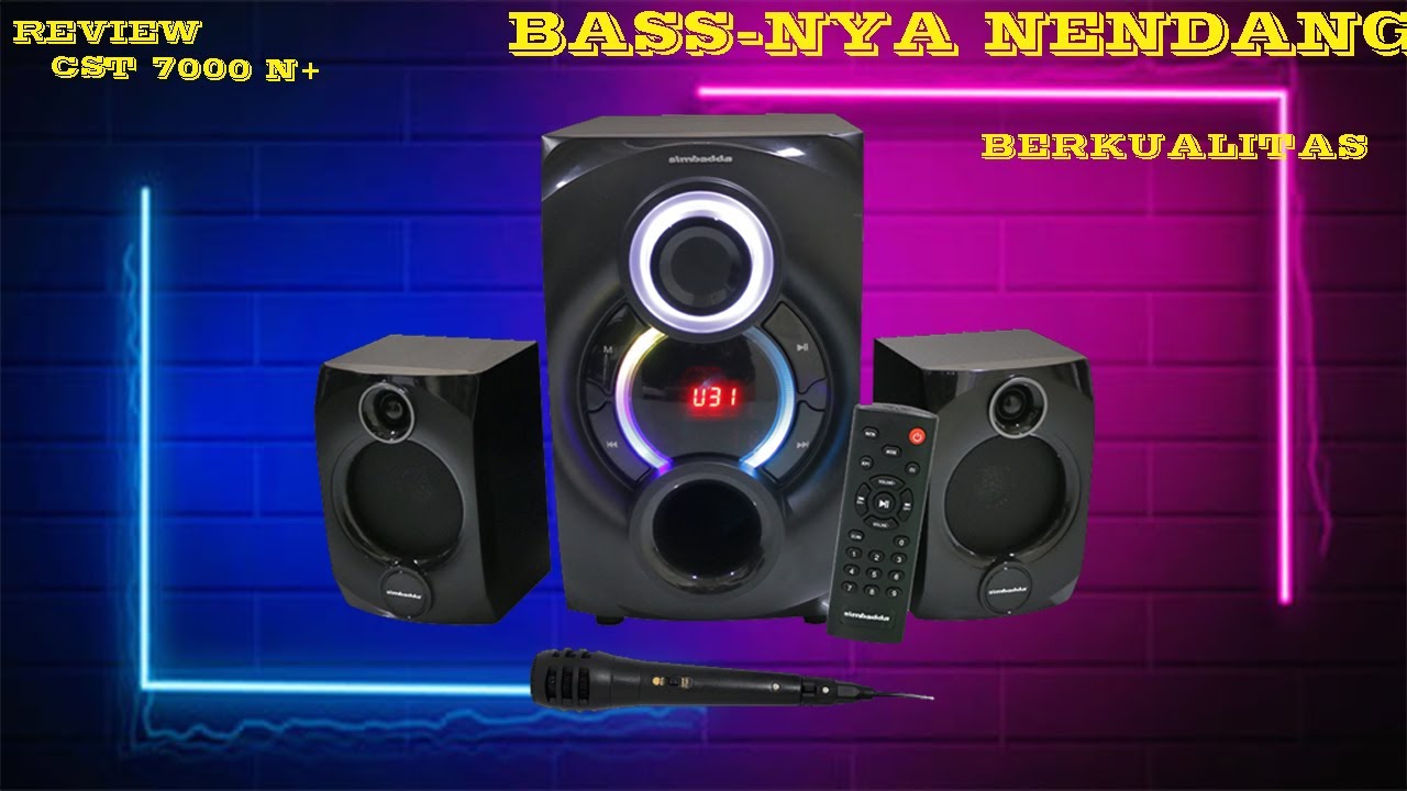 SPEAKER BLUETOOTH KUALITAS SUARA OKE! REVIEW SPEAKER BLUETOOTH CST 7000 N+