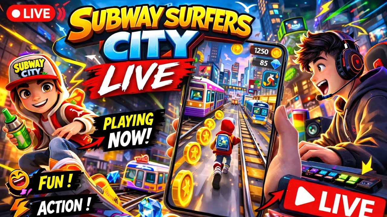 Subway surfers cityLIVE #shortsfeed #subwaysurfers #shorts #gaming #shortsvideo #gameboy