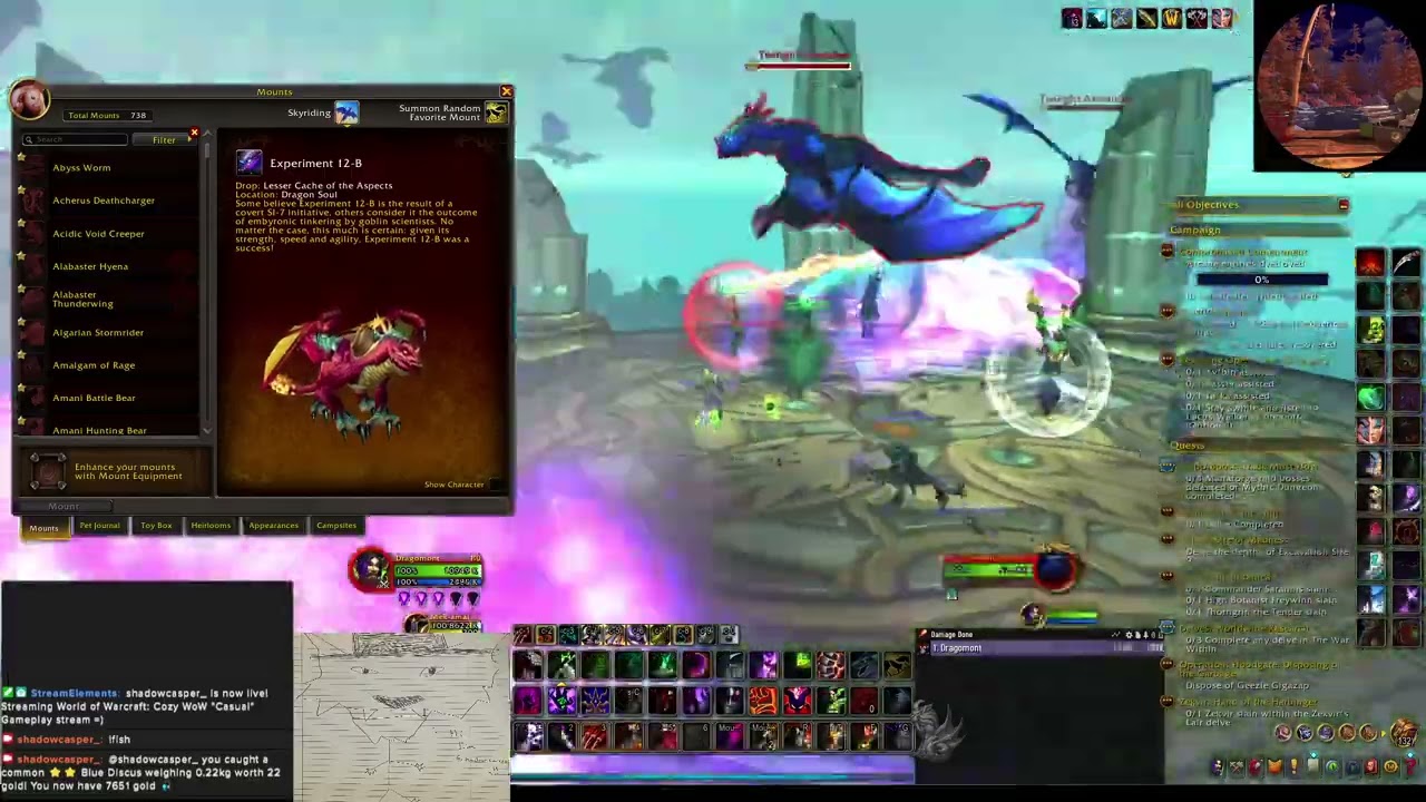 Cozy Wow stream Part 2