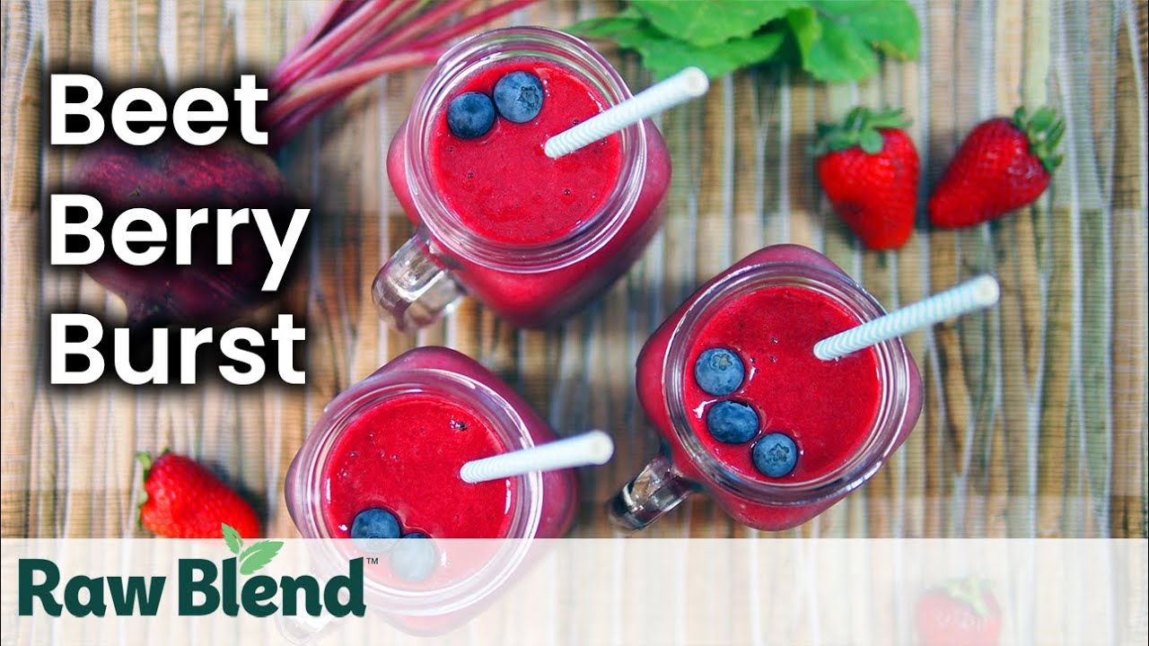 How to make a Beet Berry Burst Smoothie in a Vitamix Blender | Recipe Video
