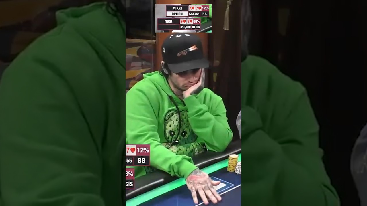 13k POT AGAINST MIKKI! HOW DO YOU THINK I PLAYED THIS? #poker #pokershorts