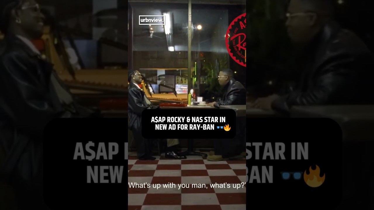 A$AP Rocky & Nas Star in New Ad for Ray Ban! | URBNVIEW #asaprocky #nas #rayban #hiphop #newyork