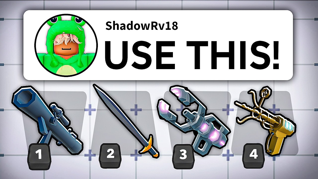 I used your WEIRDEST LOADOUTS in Roblox Rivals!