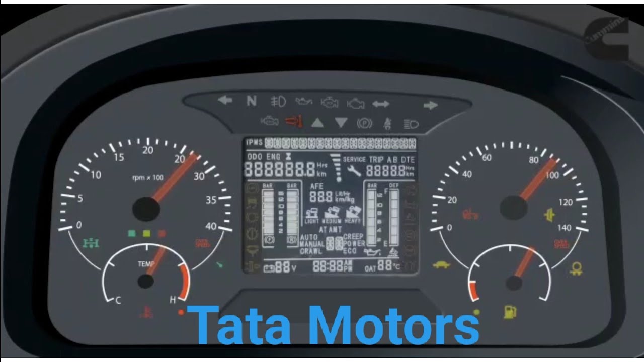 Tata Motors BS6 Vehicle Regeneration Process & Warning Lamp