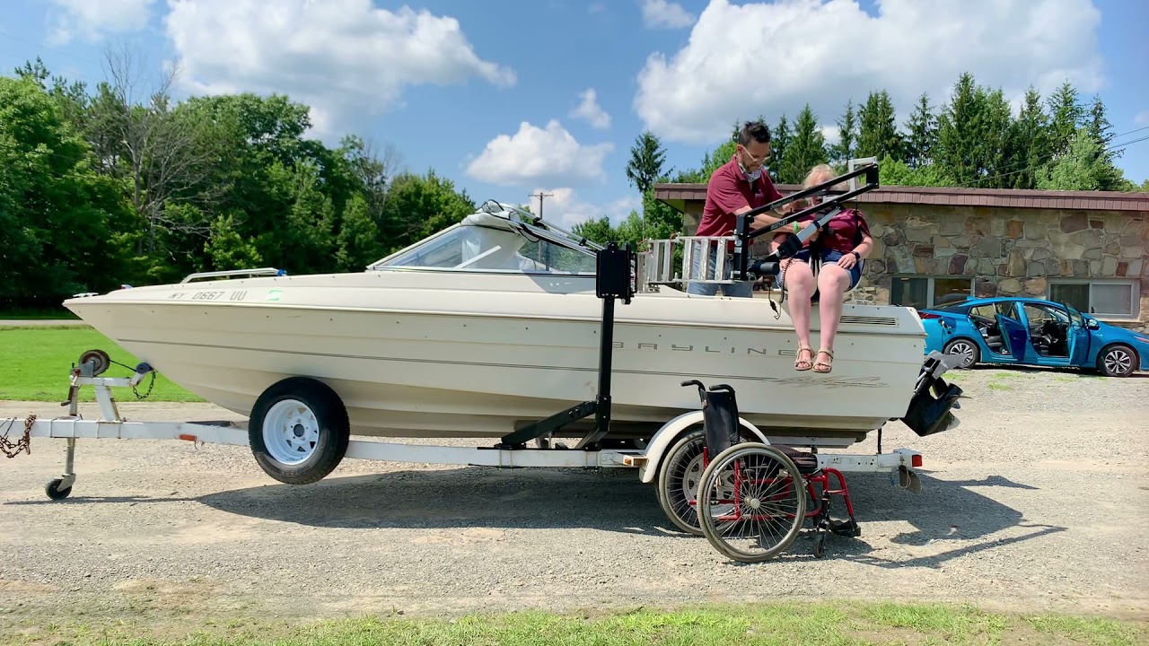 Boat Wheelchair Lift How To Transfer from Wheelchair To Boat