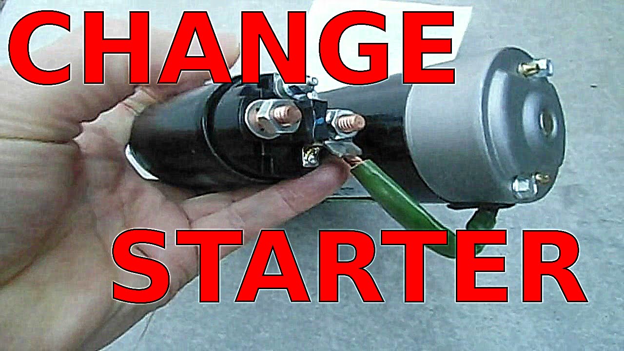 DIY how to REPLACE a STARTER fast fix, BAD STARTER, no start, STARTING PROBLEMS, gm 3.1L, 3.4L, 3800