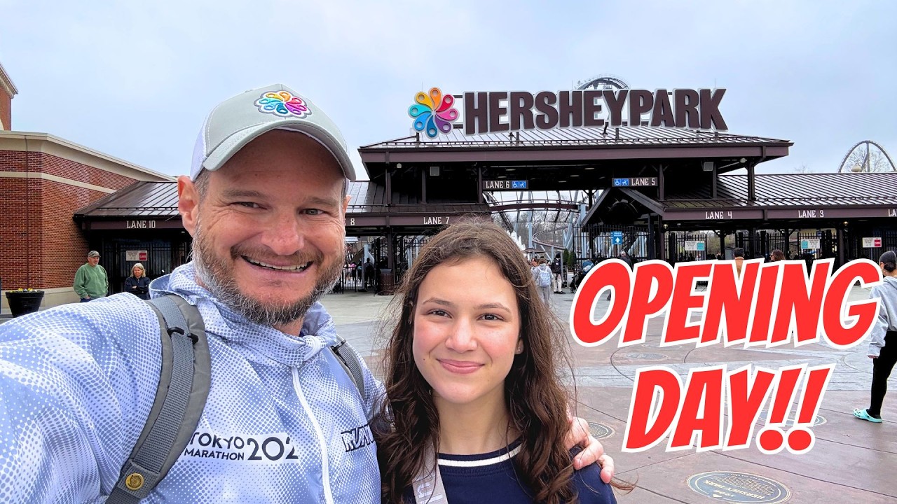 Hersheypark Opening Day 💖 We Rode TWO Rides (And Loved It)! 🤔