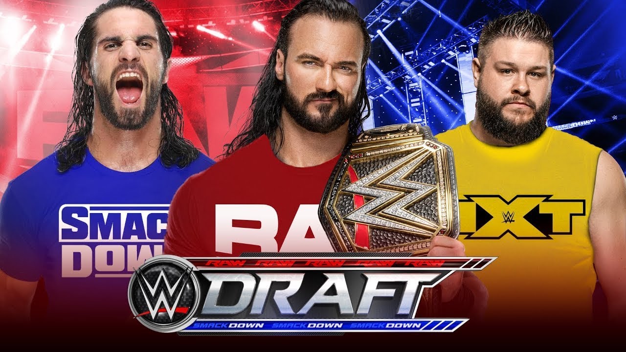 WWE DRAFT 2020  Predictions 60+ picks SmackDown, RAW & NXT