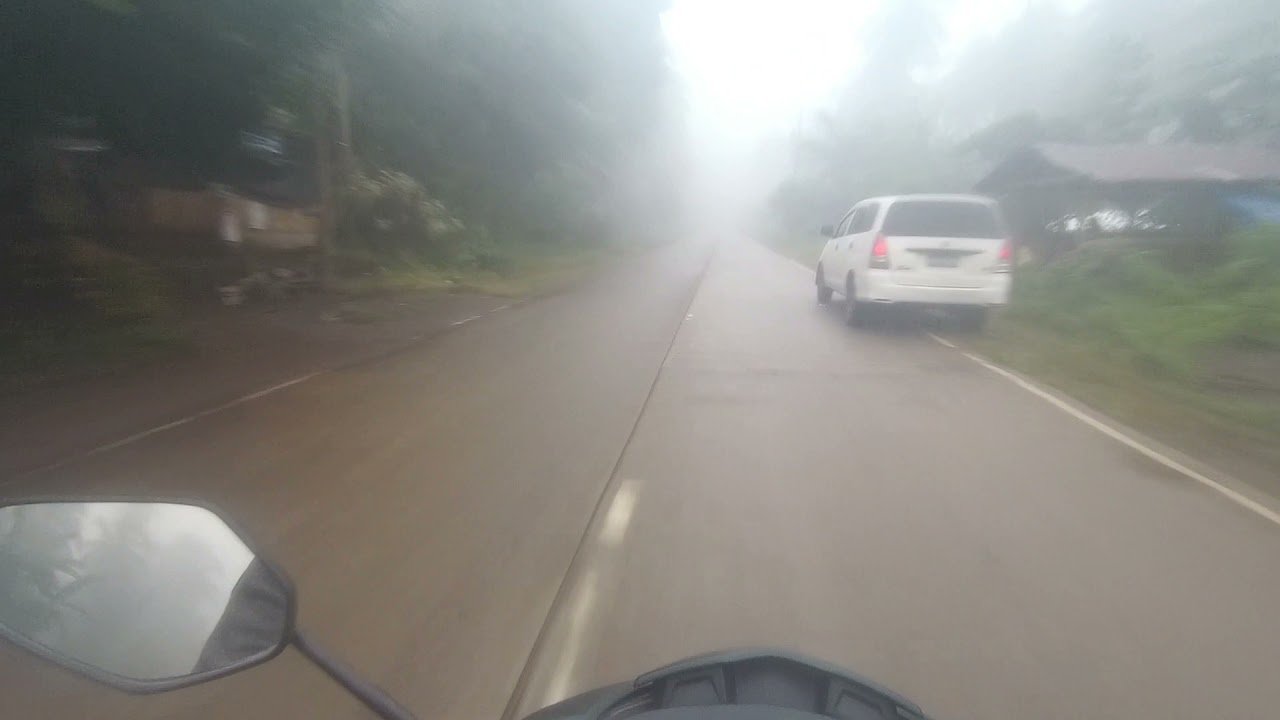 Foggy Sunday Morning at Bukid - Sniper 150
