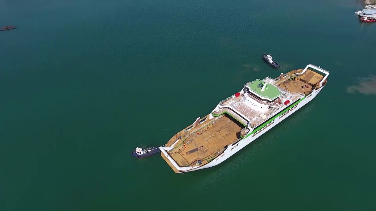 Η καθέλκυση του F/B Παναγιώτης Δ. - Launching of the F/B Panagiotis D.