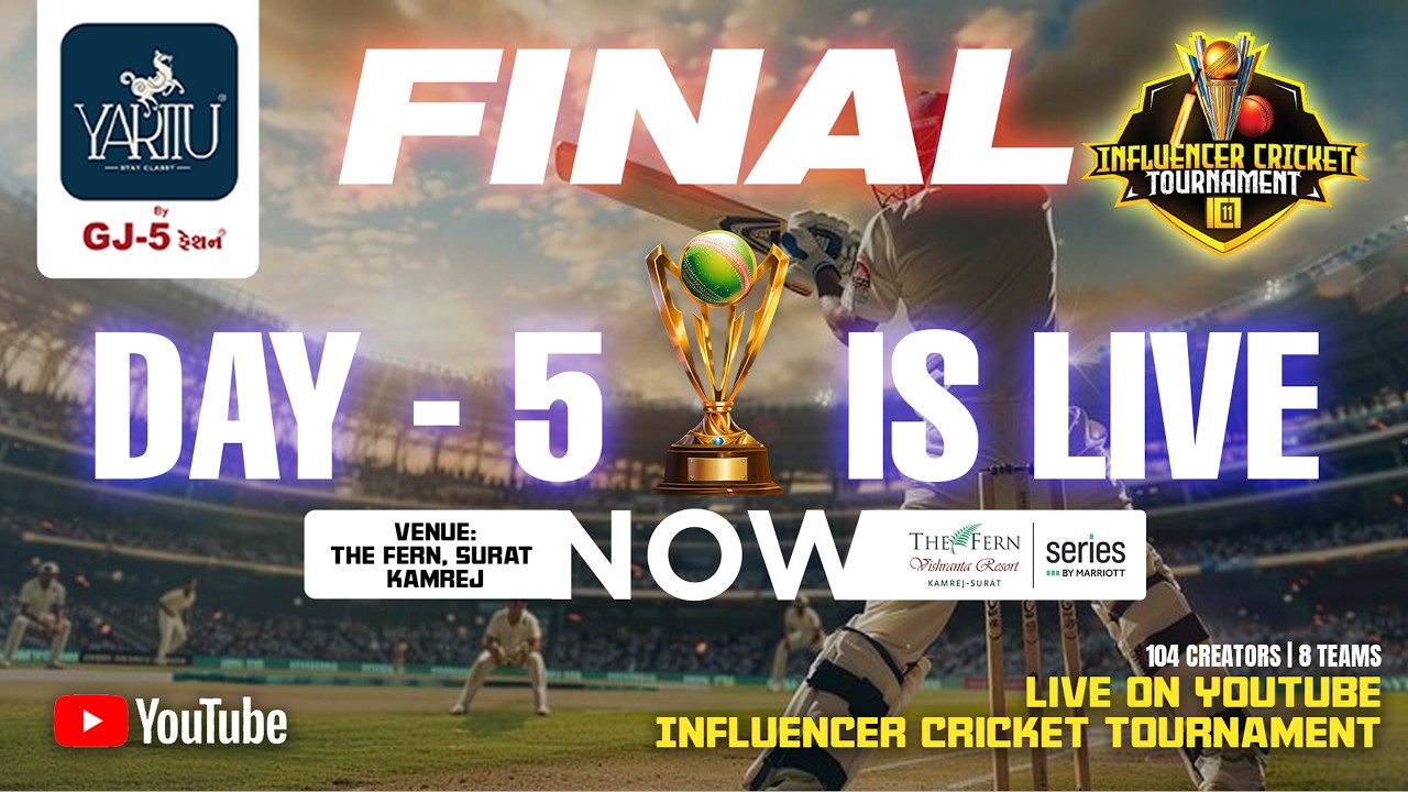 Day 5 || Influencer Cricket Tournament 2026 || GTC LIVE