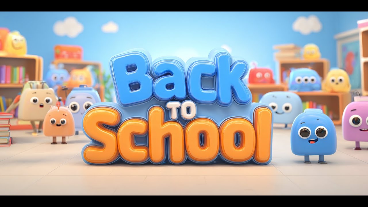 BACK TO SCHOOL SONG FOR KIDS | FUN & HAPPY LEARNING