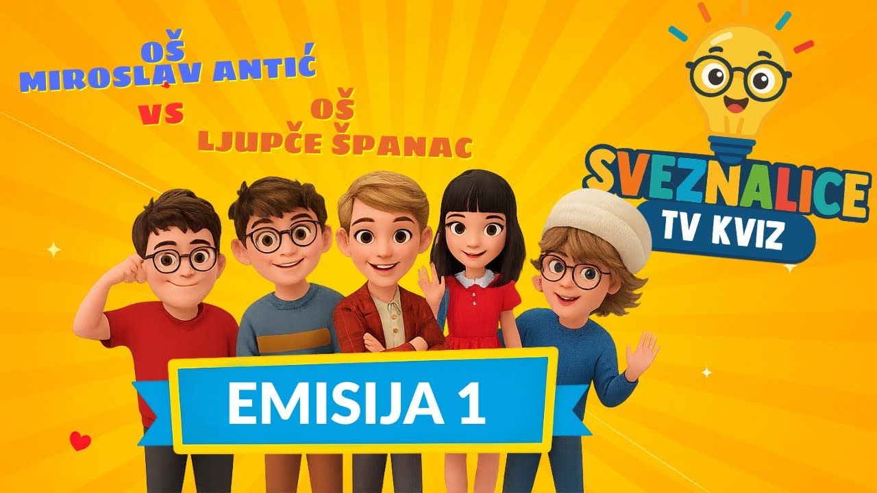 TV KVIZ SVEZNALICE EPIZODA 1 SEZONA 2025