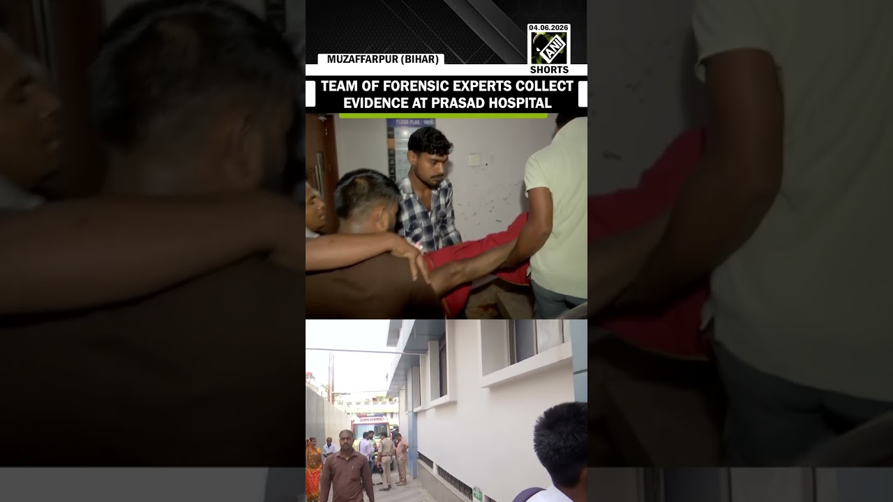Team of forensic experts collect evidence at Prasad hospital in Muzzafarpur fire