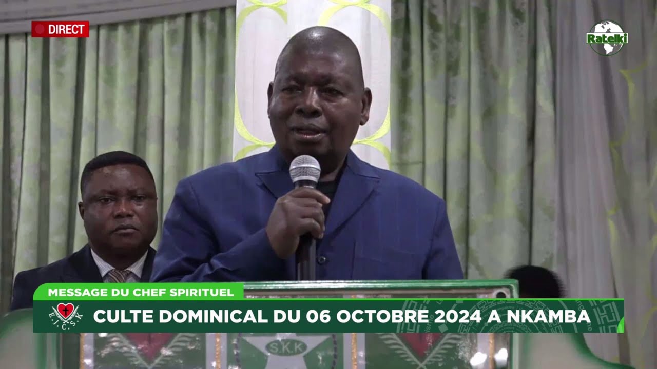 MESSAGE DOMINICAL DE SA DIVINITE PAPA SIMON KIMBANGU KIANGANI DU 06 OCTOBRE 2024 A NKAMBA