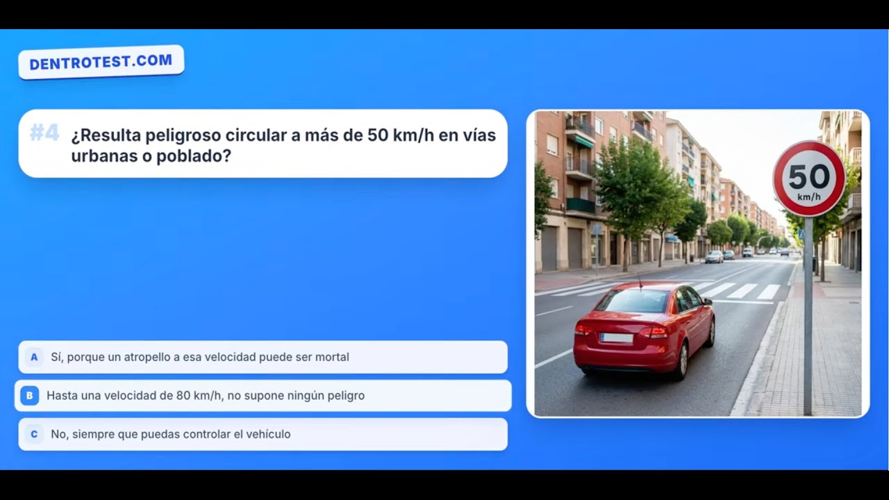 20 Preguntas de VELOCIDAD que suelen fallar en el Examen DGT 🚗