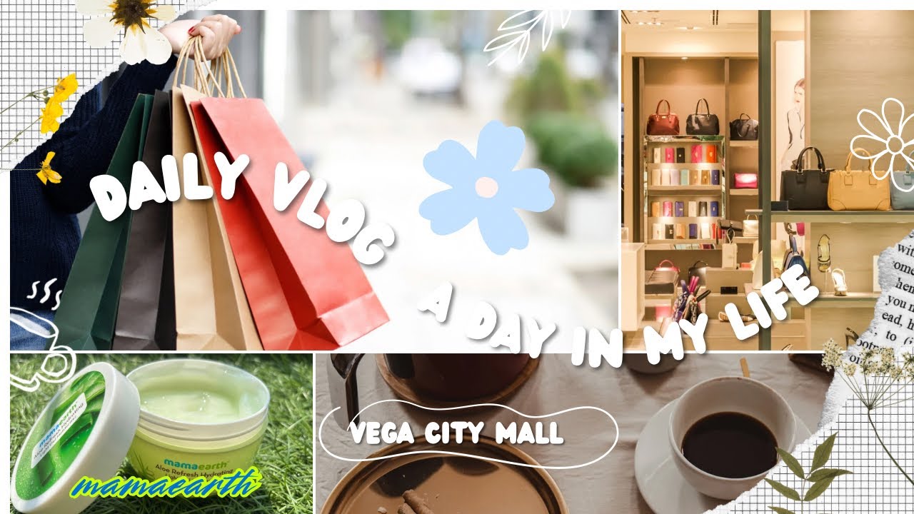 Day in my life..H$M new collections 🛍️#vegacity#mamaearth#lifestyle#h&m 🪴🪴