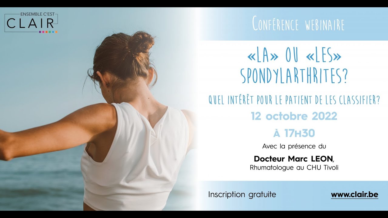 Les différents types de spondylarthrites