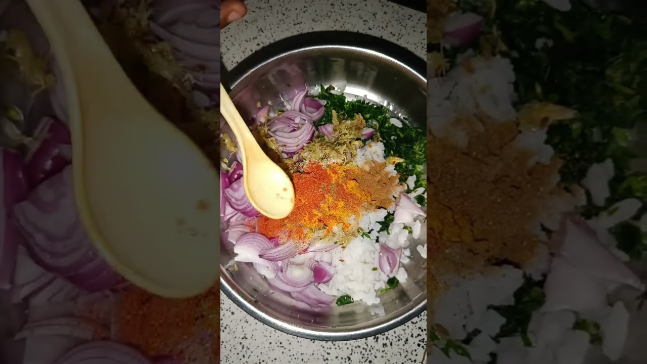 Methi ke patto ka pakoda 😋😋