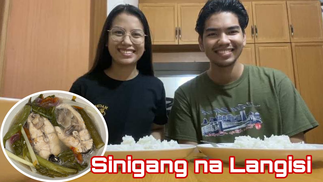 Sinigang na Langisi + Maraming padalang ulam si Mama galing sa fiestahan