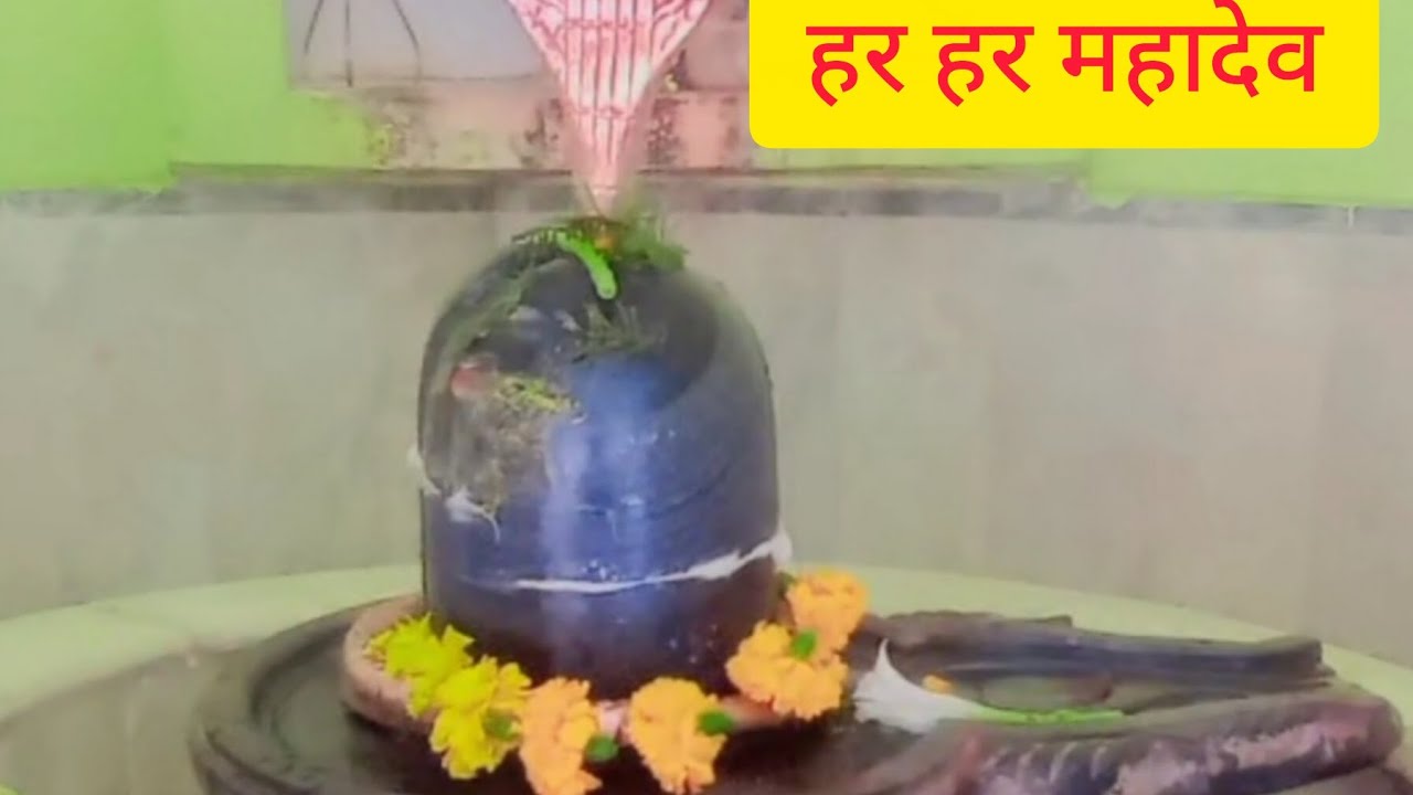 आज हम लोग गये थे शिव जी के मंदिर हर हर महादेव🙏