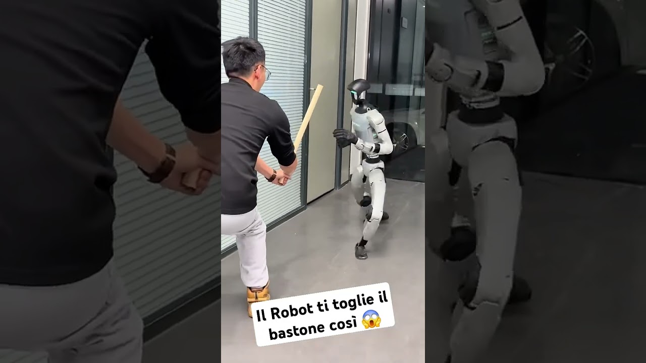 Il Robot FA UN 720&deg; KICK e Disarma un Uomo! Reale al 100%!
