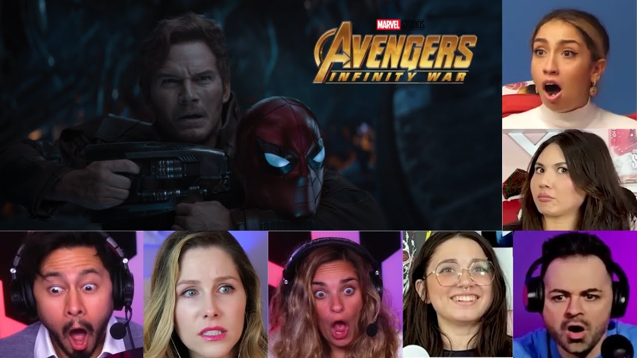 Reactors Reaction to the Guardians of the Galaxy and Avengers  | Avengers: Infinity War (2018)
