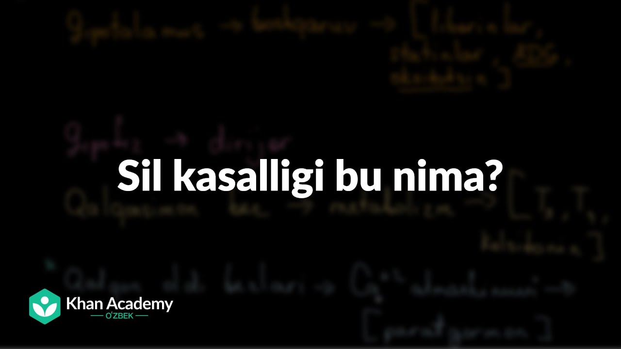 Sil kasalligi bu nima? | Tibbiyot