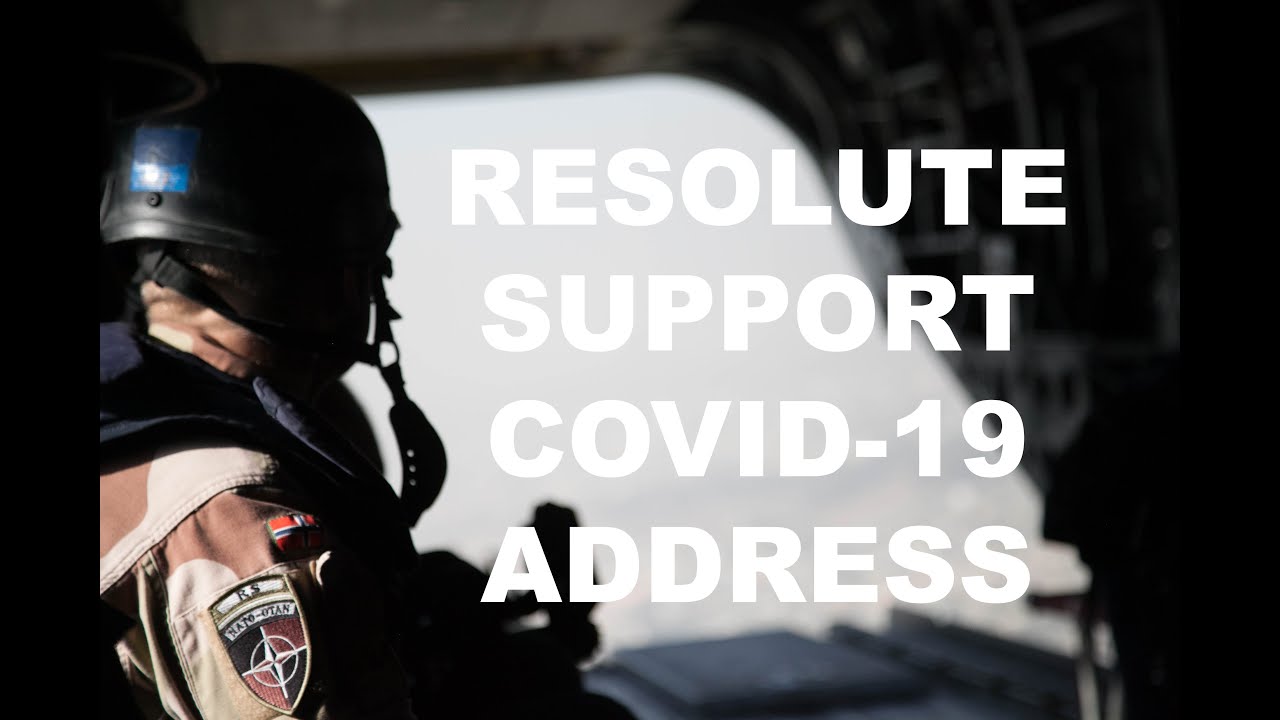 NATO Resolute Support Commander General Scott Miller Addresses COVID-19
