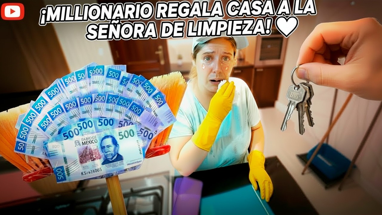 Señora de limpieza limpia departamento sin saber que era para ella 😭lloramos
