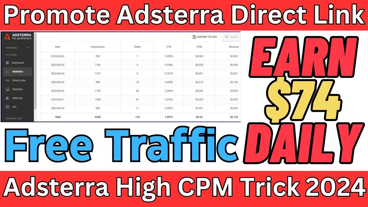 How to get Free Website Traffic with SparkTraffic - adsterra - link in description