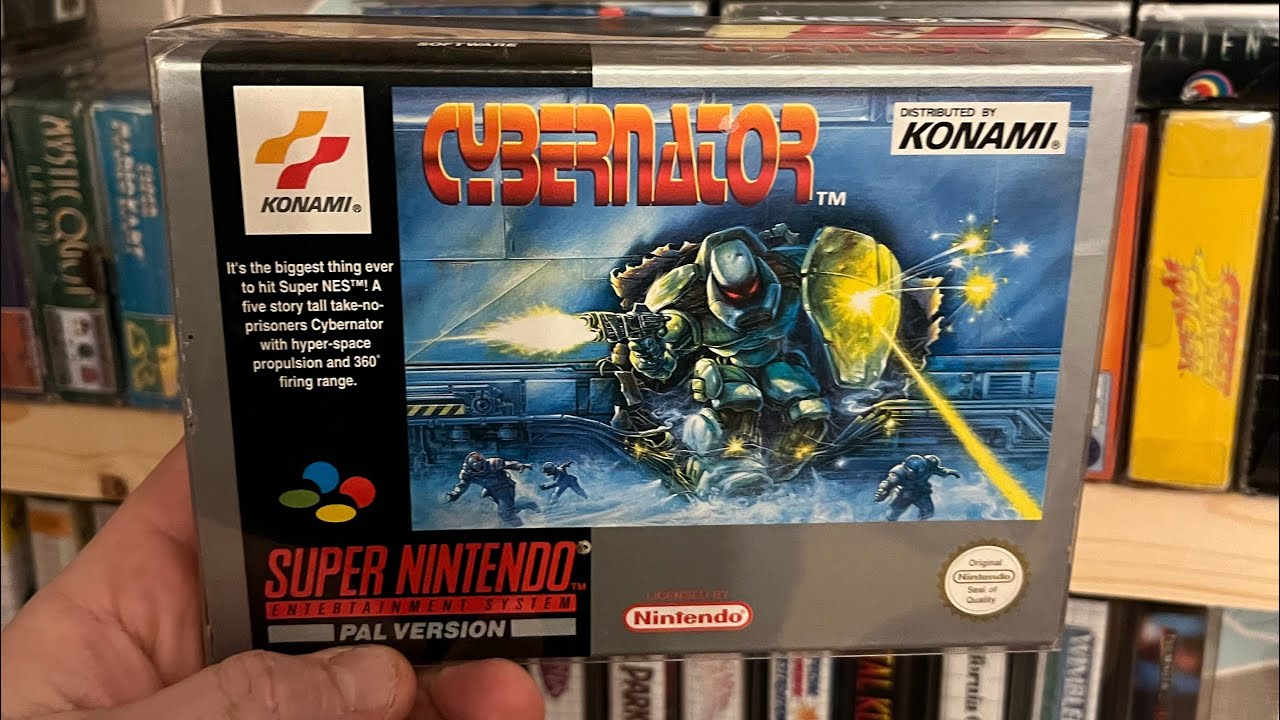 Геймплей Cybernator Super Nintendo на Polymega. Konami.