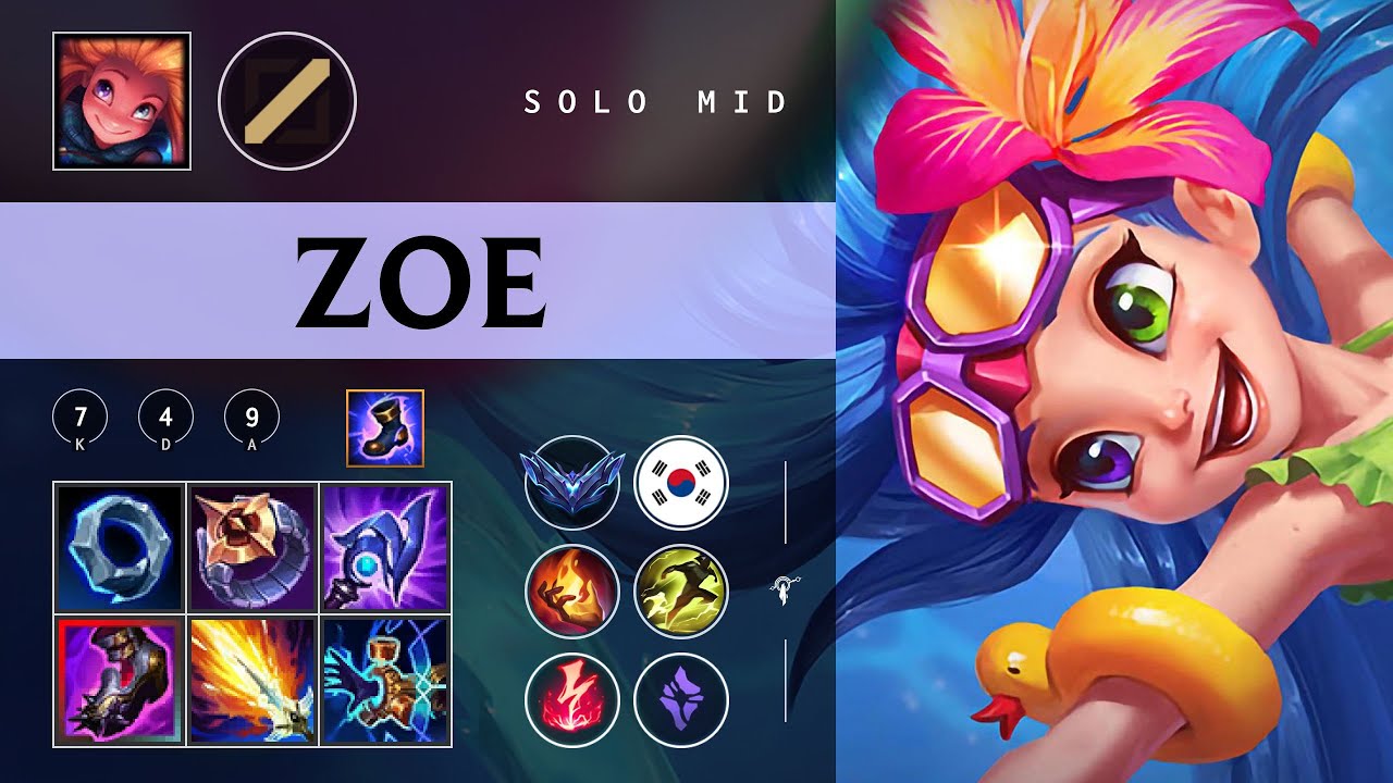 Zoe Mid vs Mel - KR Diamond Patch 26.02