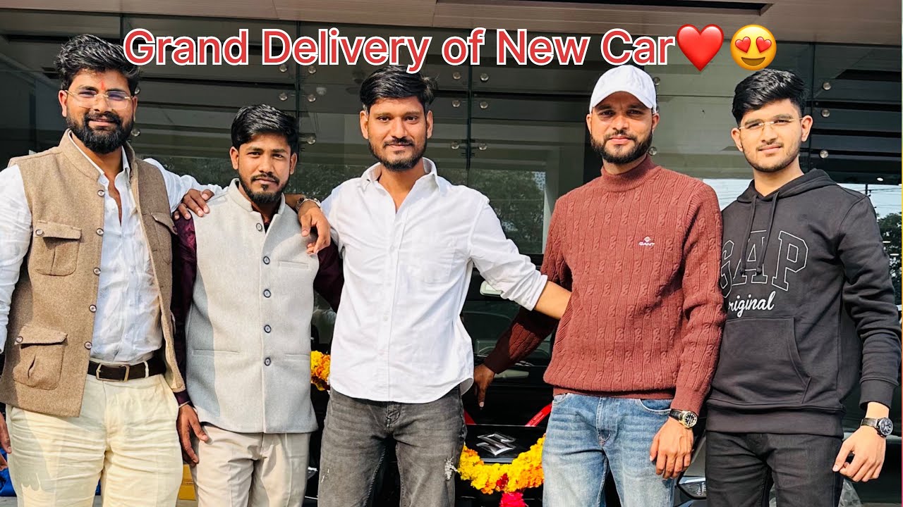 Grand Delivery of New Swift VXI ❤️😍||Congratulations Neta Ji🤎🥳||jitendraVlogs@