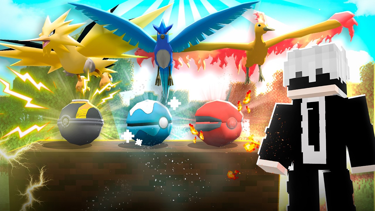 ESSE E O PODER DAS TRÊS AVES LENDÁRIAS NO PIXELMON RAIZ