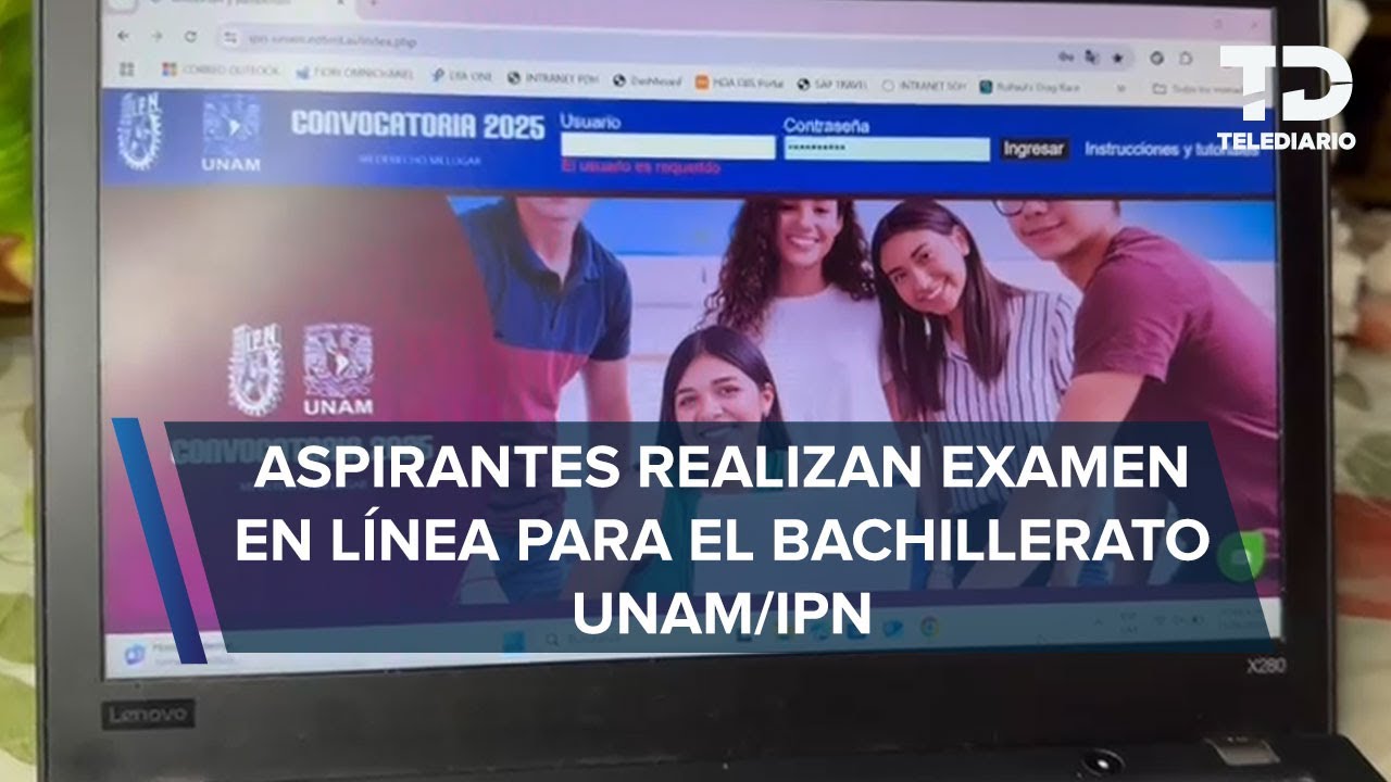 Más de 118 mil aspirantes realizaron examen en línea para ingreso al bachillerato UNAM e IPN