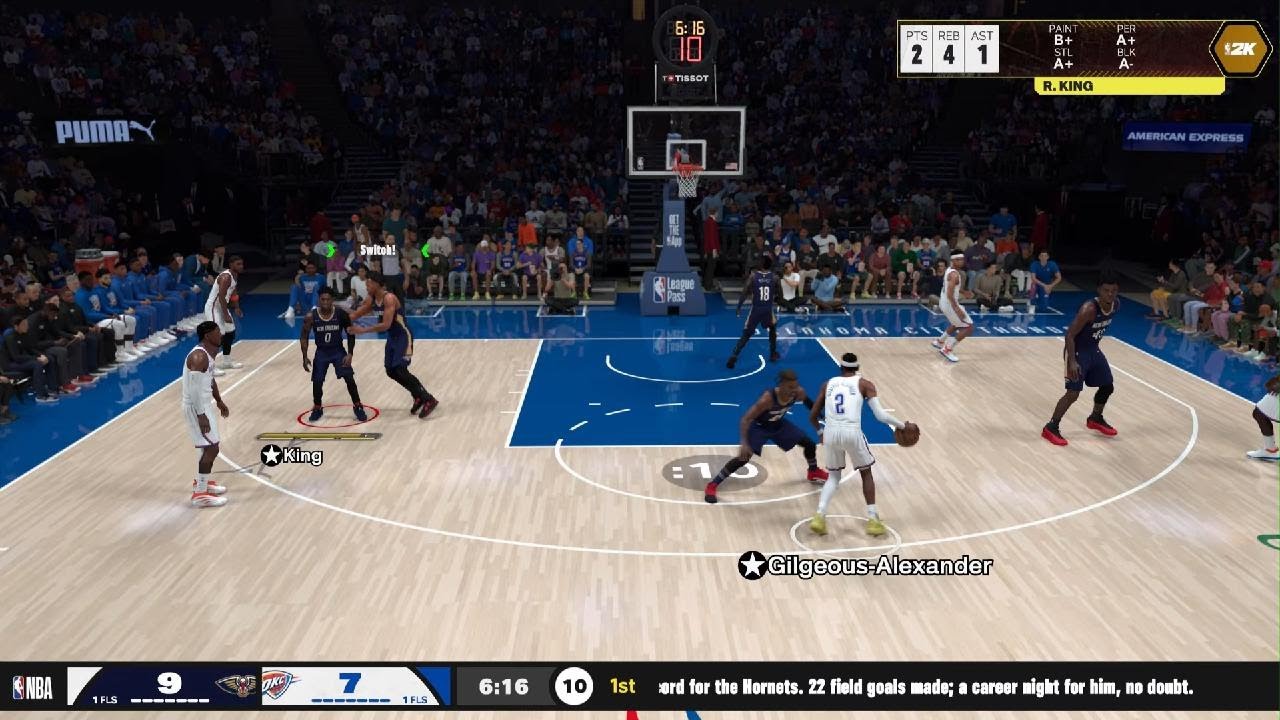 NBA 2K26 Pelicans rebuild year 8 game 31 pelicans thunder