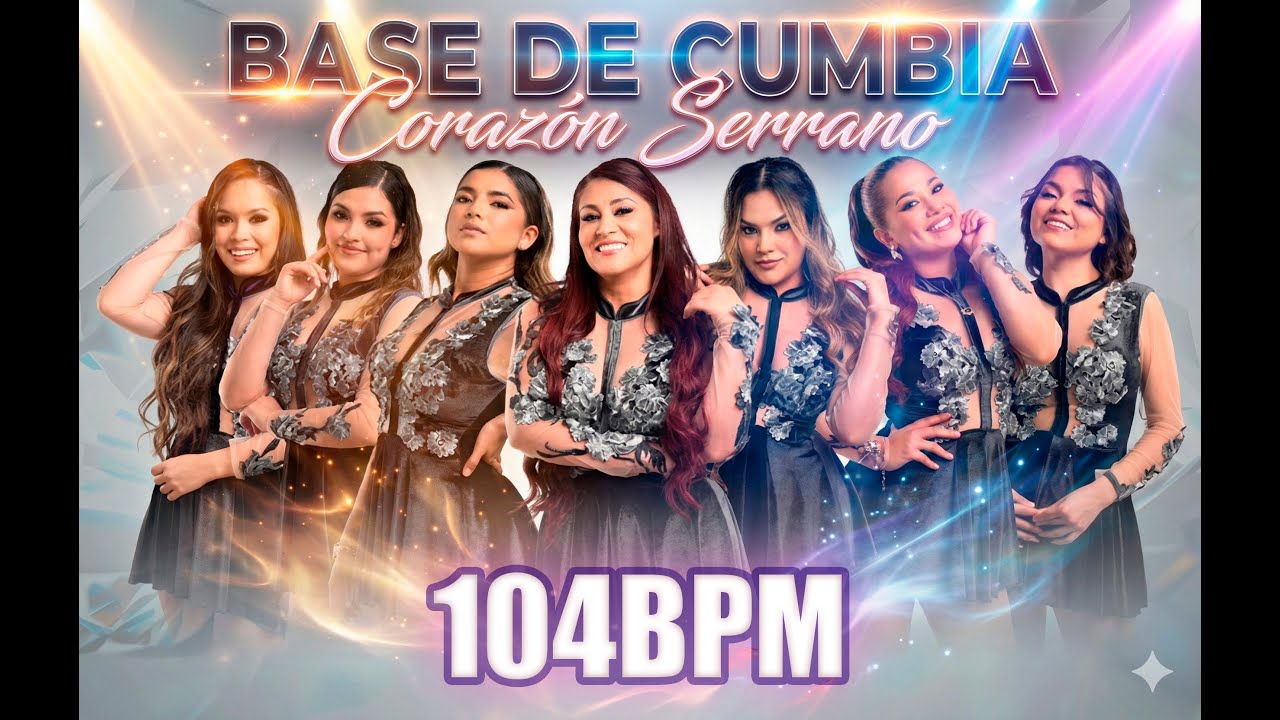 Base de Cumbia CORAZÓN SERRANO | 104 Bpm 🥁 | Para Improvisar/Practicar 🔥