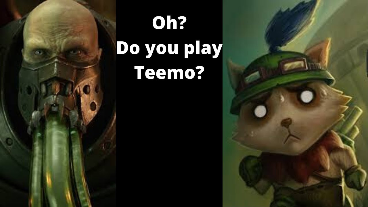 When I get to face Teemo player. [Urgot vs Teemo]